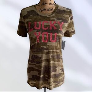 Lucky Brand Camo Print Soft T-Shirt
